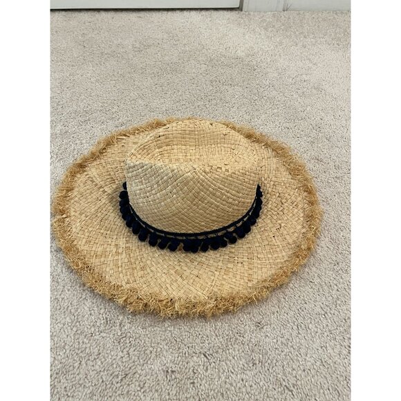 Lisi Lerch Pompom Fedora Fringe Straw Hat main image 4
